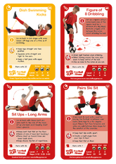 Shuffle Up Football Fitness Game